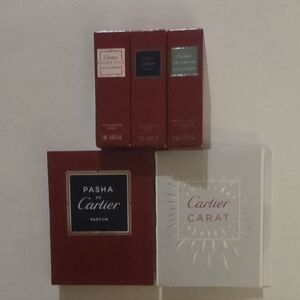 Sample Set of Top Cartier Iconic Fragances! New!